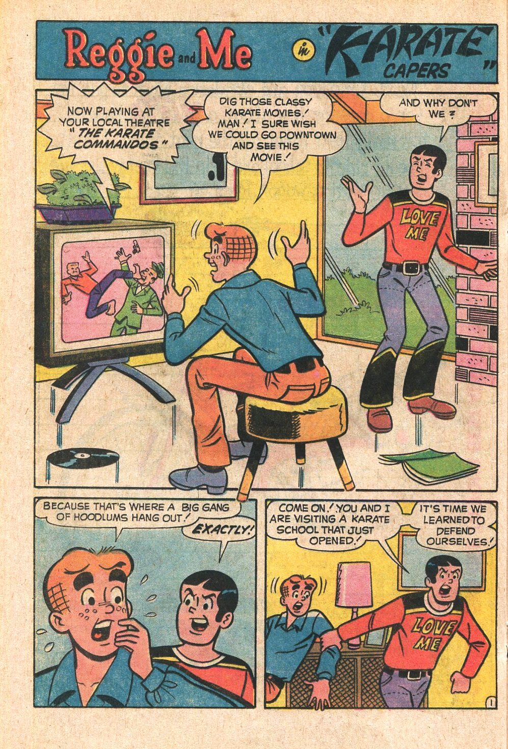 Read online Reggie and Me (1966) comic -  Issue #71 - 20