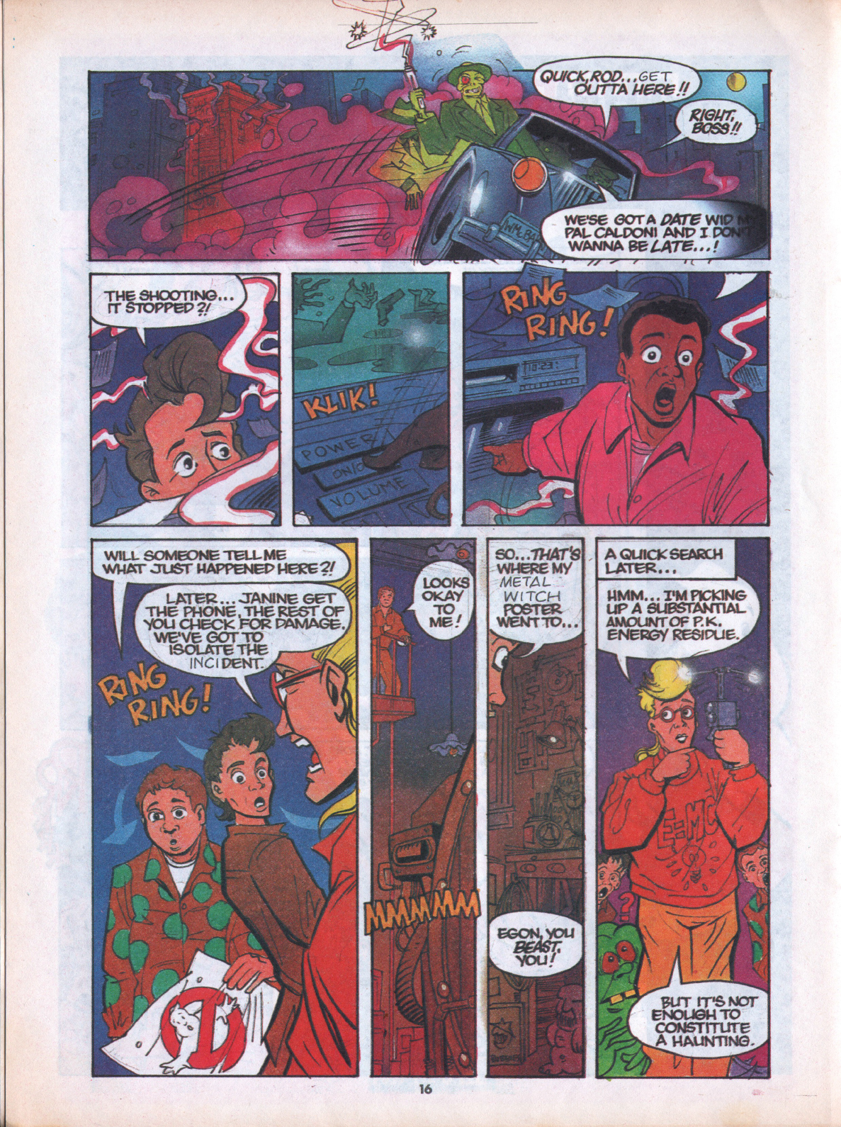 Read online The Real Ghostbusters comic -  Issue #97 - 16