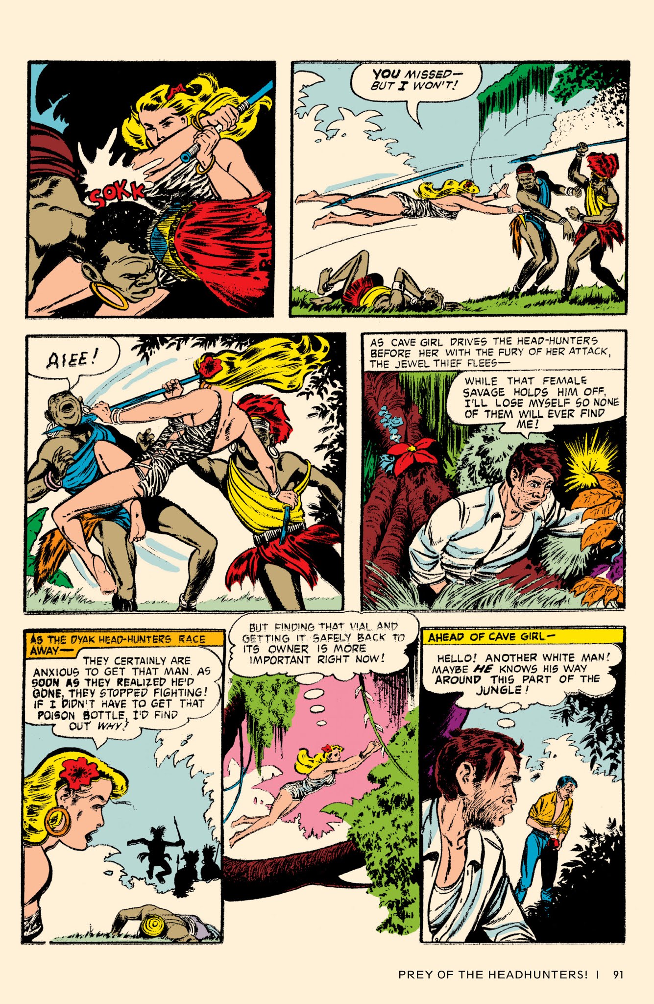 Read online Bob Powell's Complete Cave Girl comic -  Issue # TPB (Part 1) - 92