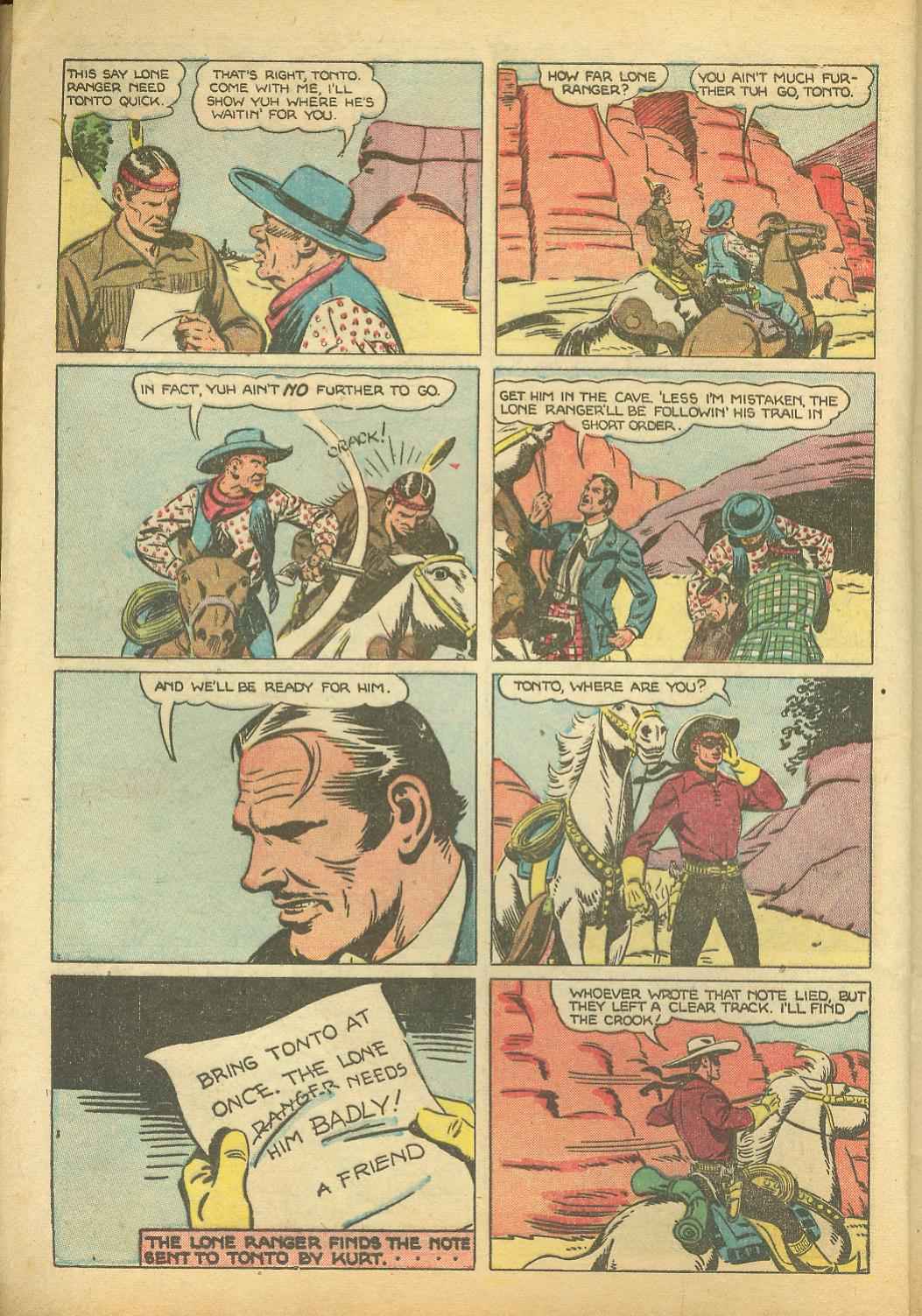 Read online The Lone Ranger (1948) comic -  Issue #4 - 4