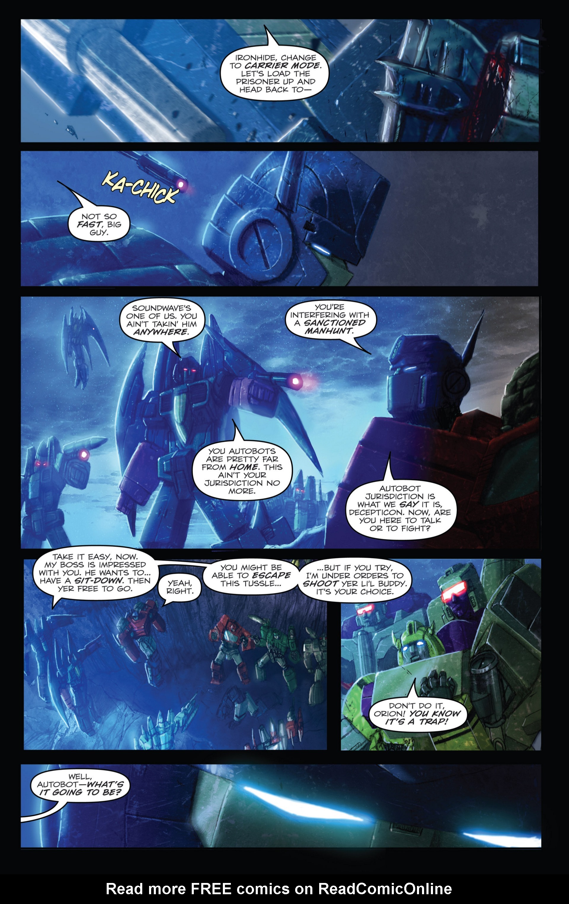 Read online Transformers: Autocracy comic -  Issue # Full - 33