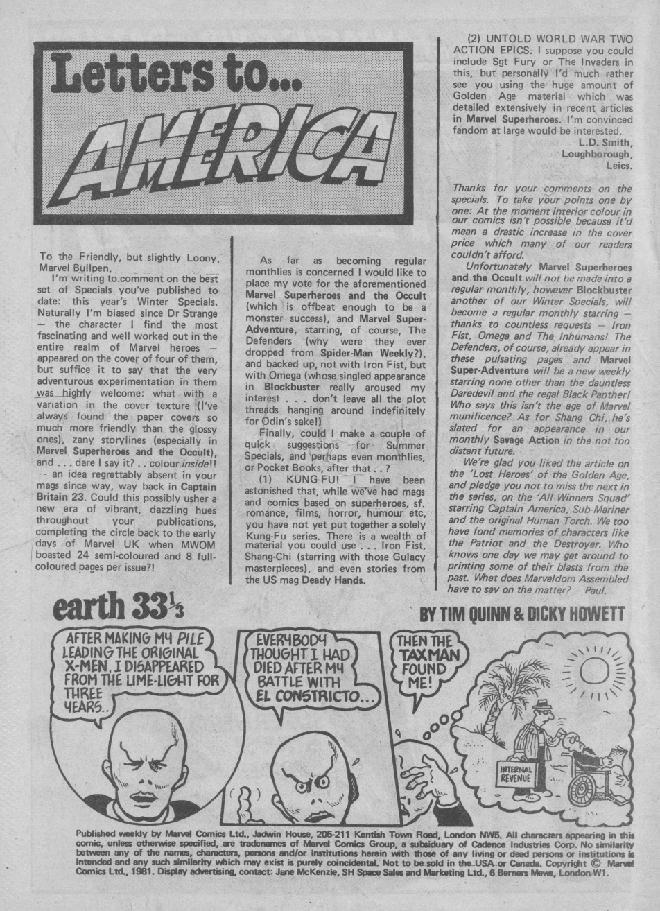 Read online Captain America (1981) comic -  Issue #9 - 2