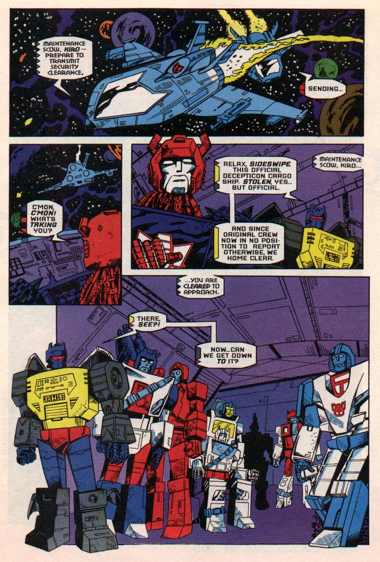 Read online Transformers: Generation 2 (1994) comic -  Issue #3 - 7