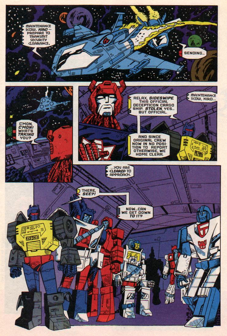 Read online Transformers Generation 2 (1994) comic Issue 3