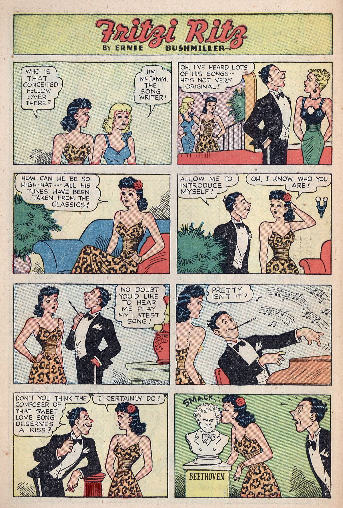 Read online Fritzi Ritz (1948) comic -  Issue #5 - 10