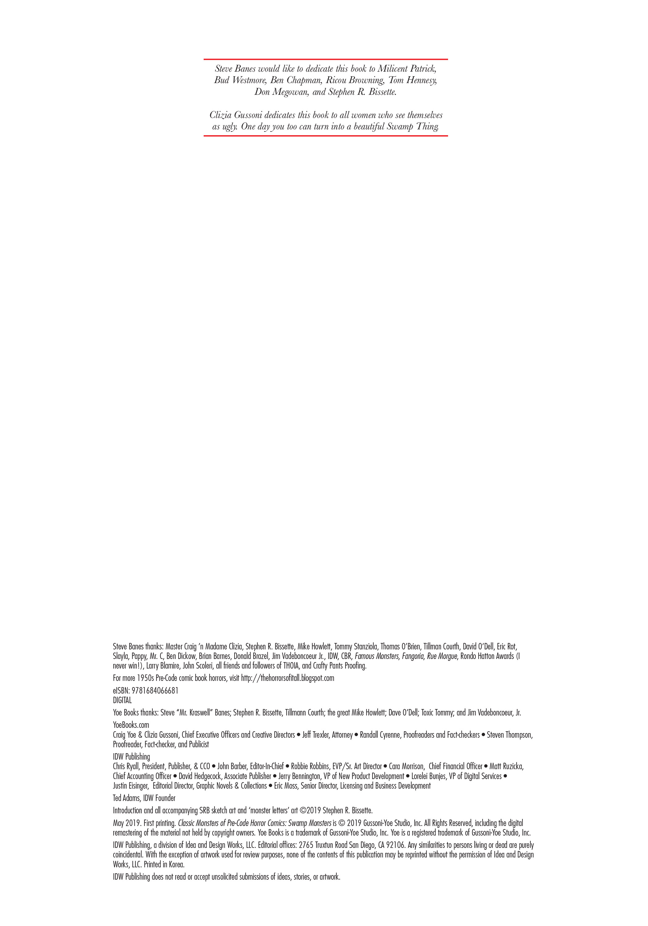 Read online Classic Monsters of Pre-Code Horror Comics: Swamp Monsters comic -  Issue # TPB - 3