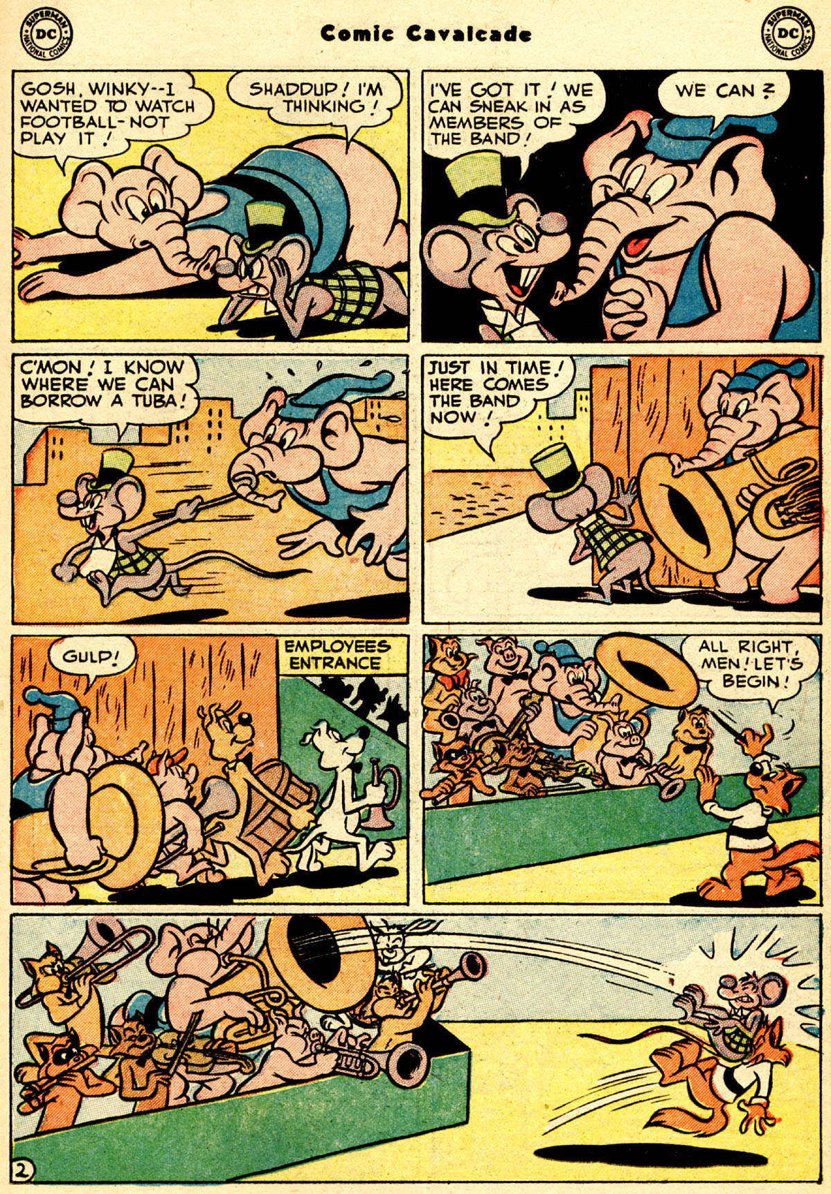 Read online Comic Cavalcade comic -  Issue #50 - 19