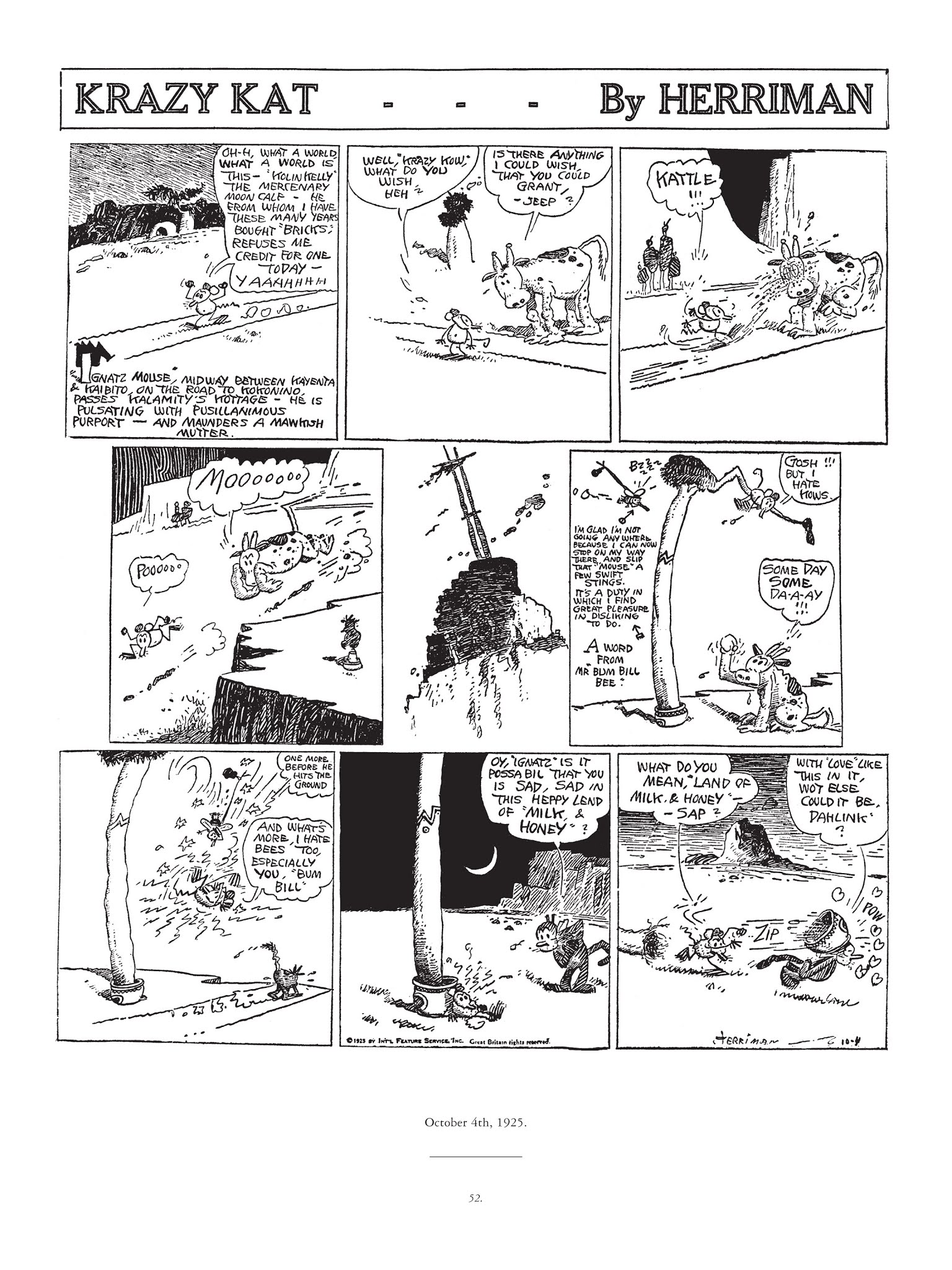 Read online Krazy & Ignatz comic -  Issue # TPB 4 - 53