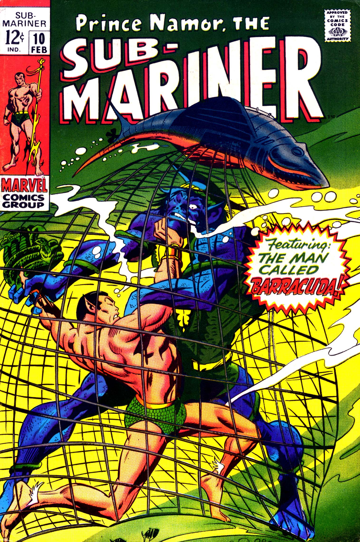 Read online The Sub-Mariner comic -  Issue #10 - 1