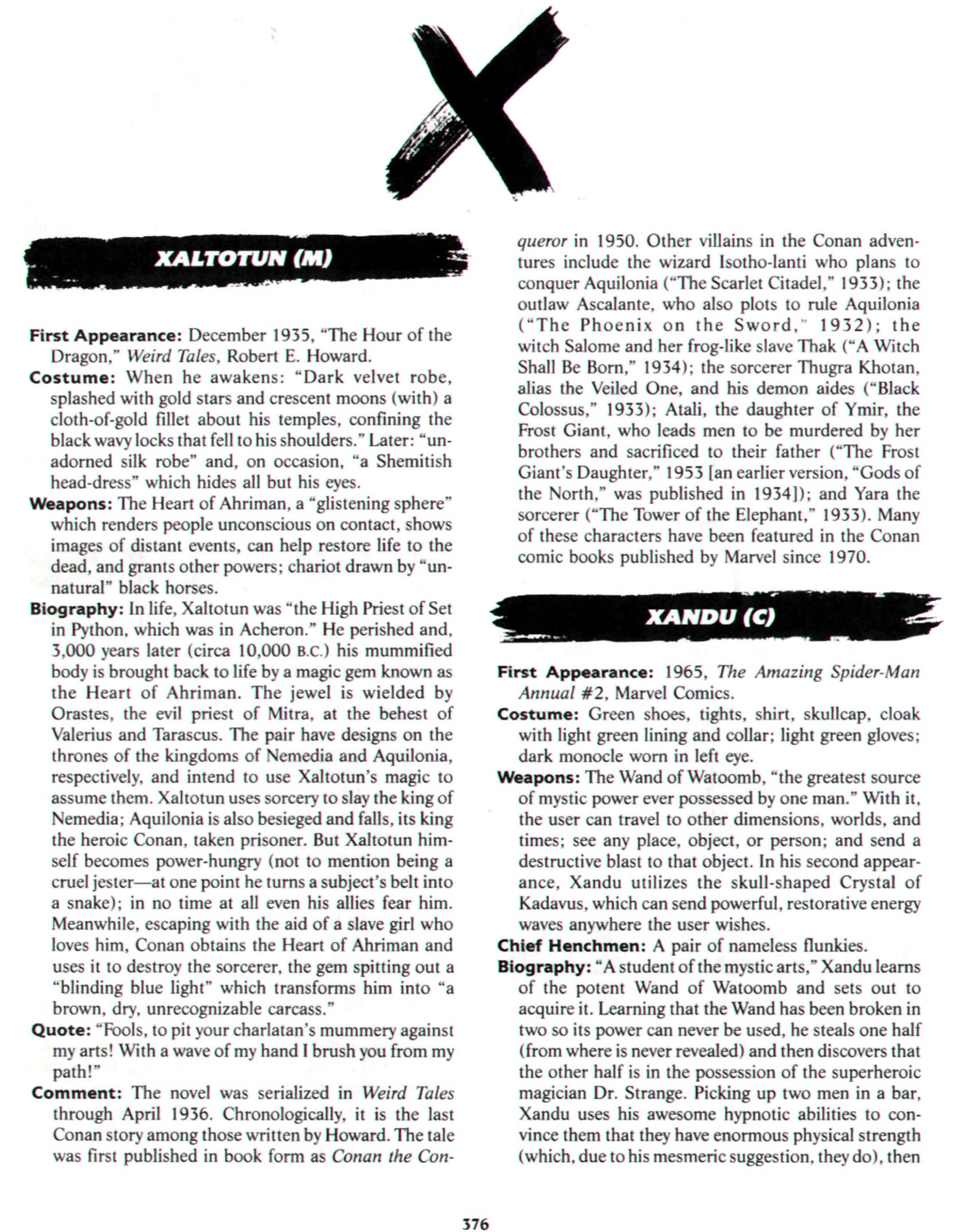 Read online The Encyclopedia of Super Villains comic -  Issue # TPB (Part 2) - 167