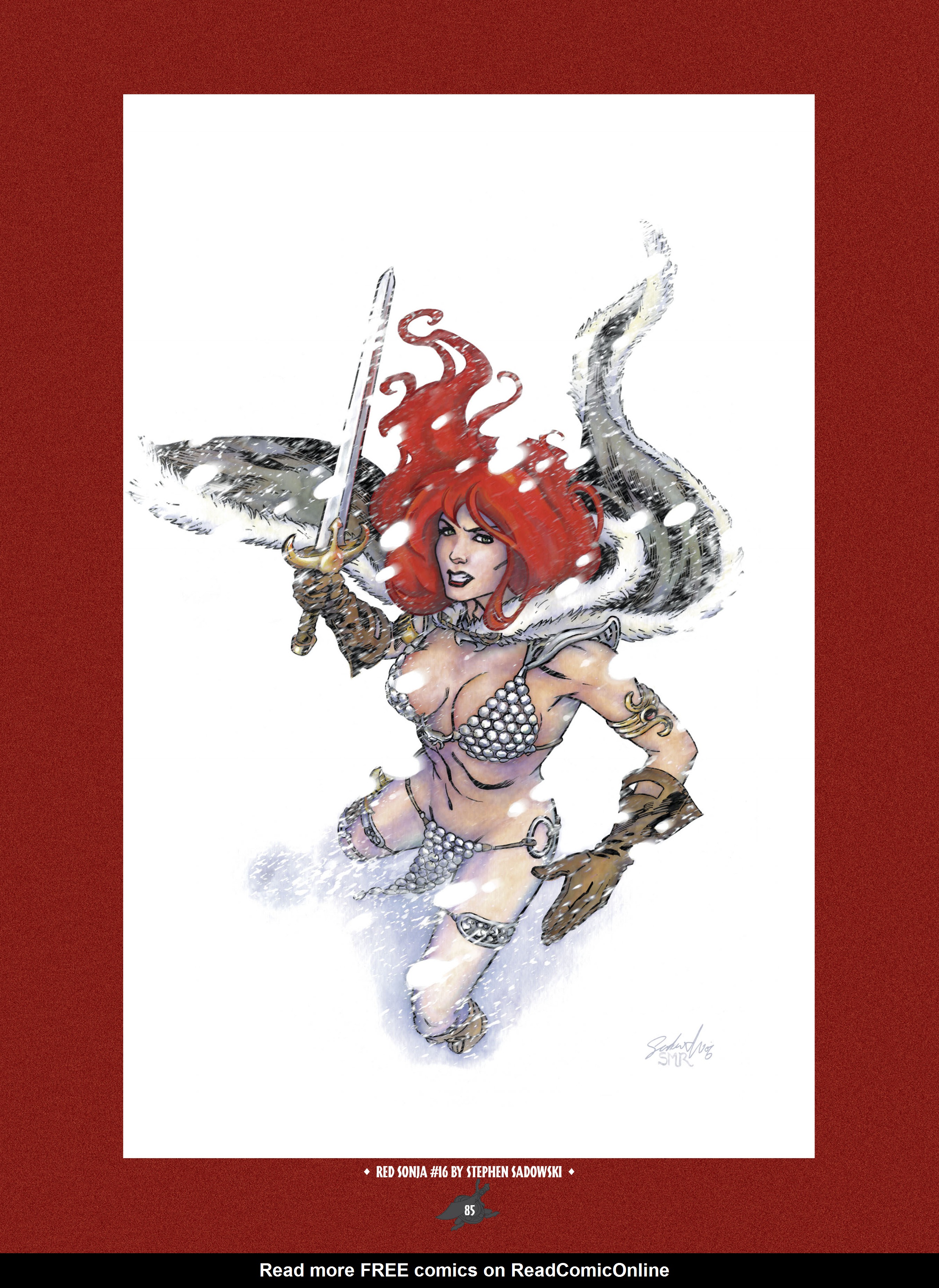 Read online The Art of Red Sonja comic -  Issue # TPB 1 (Part 1) - 84