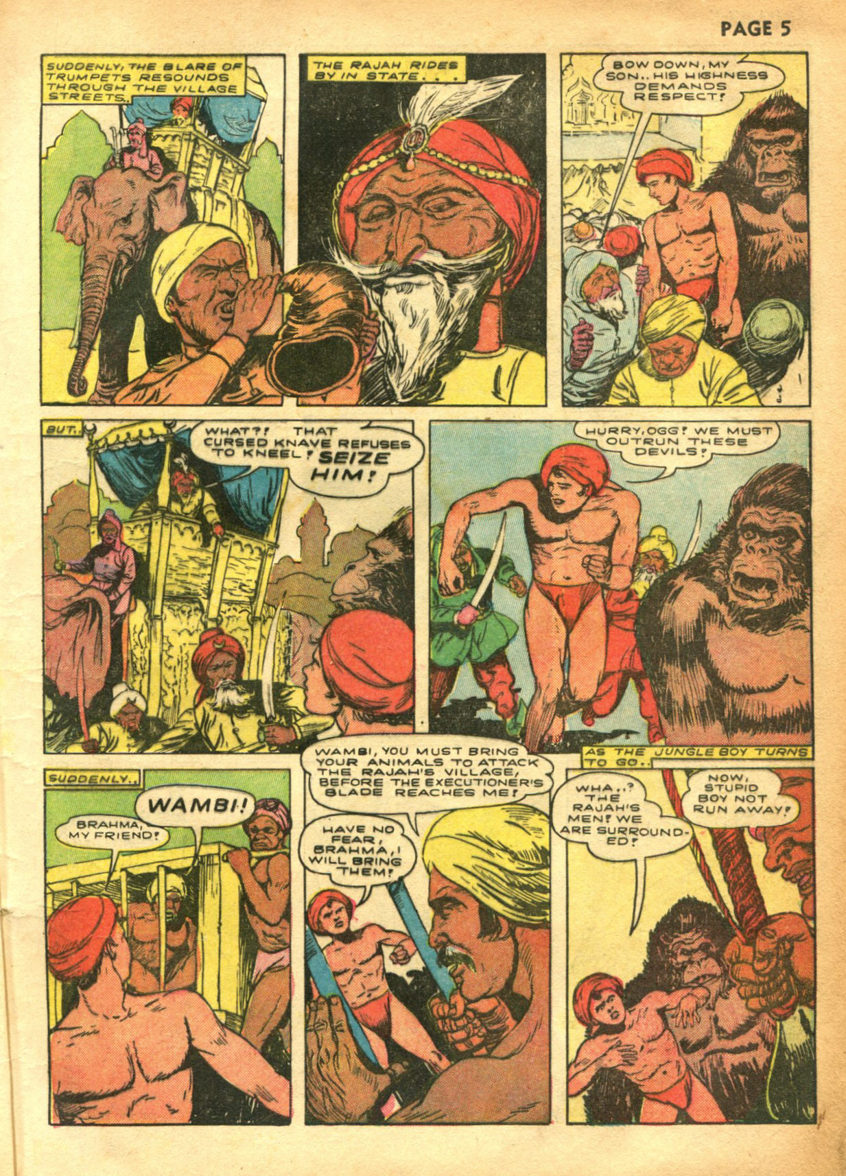Read online Wambi Jungle Boy comic -  Issue #2 - 6