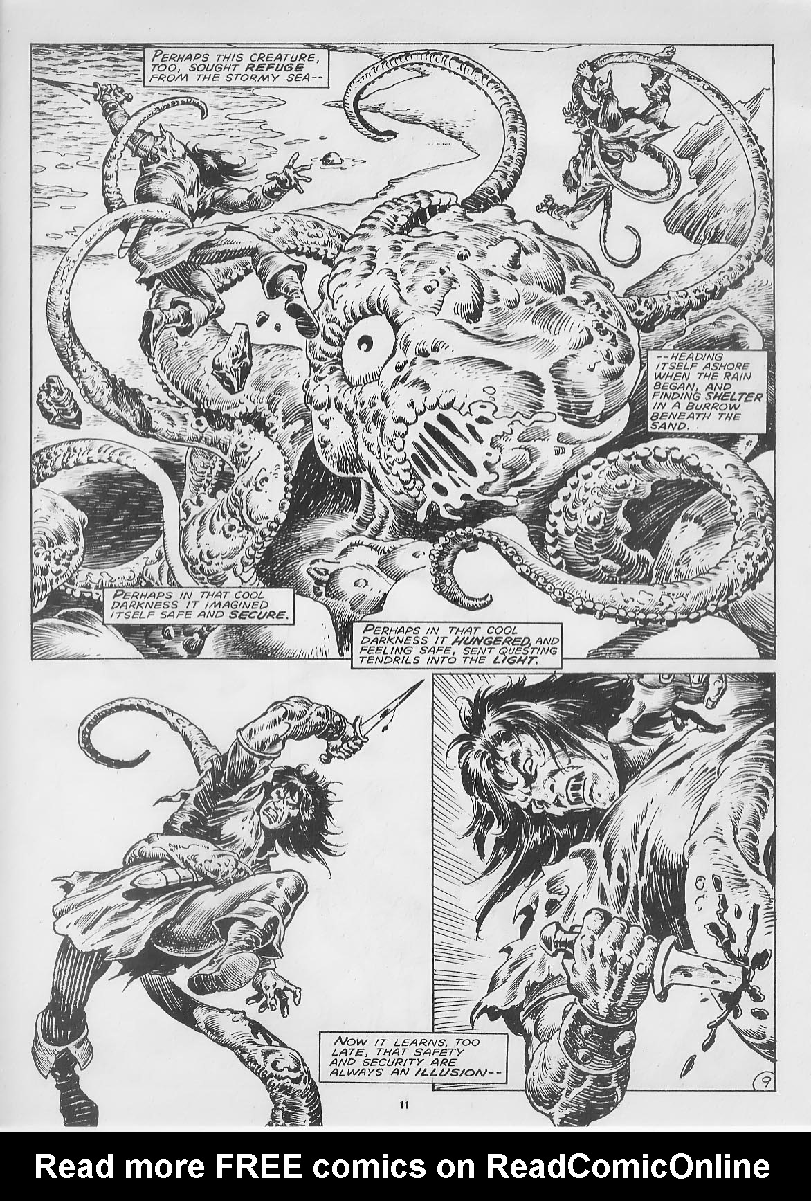 Read online The Savage Sword Of Conan comic -  Issue #166 - 13