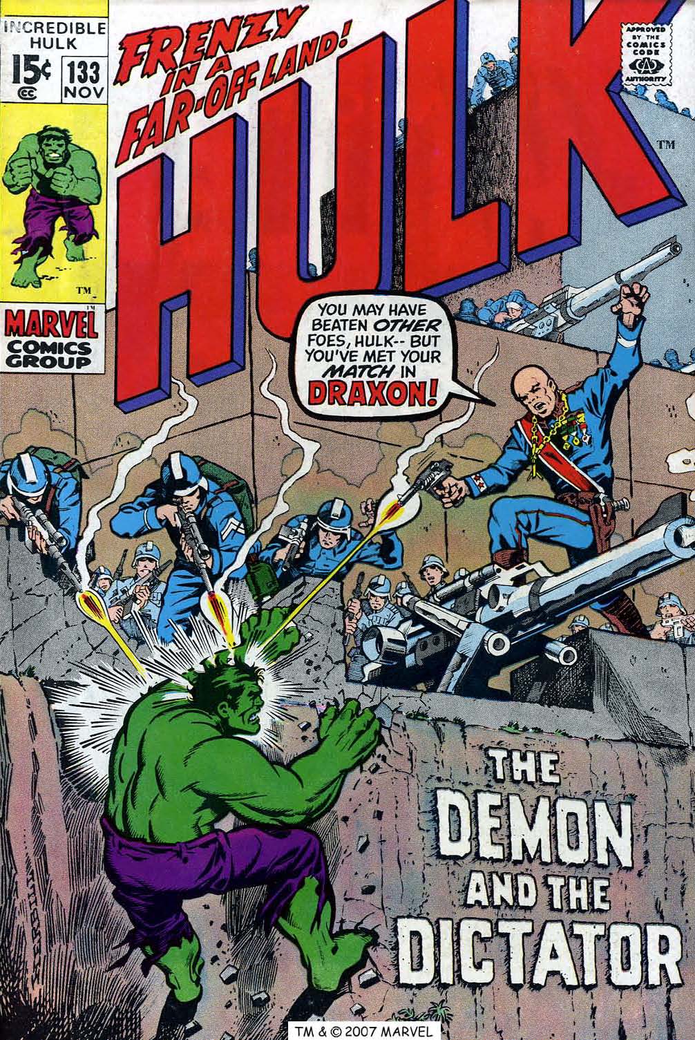 Read online The Incredible Hulk (1968) comic -  Issue #133 - 1