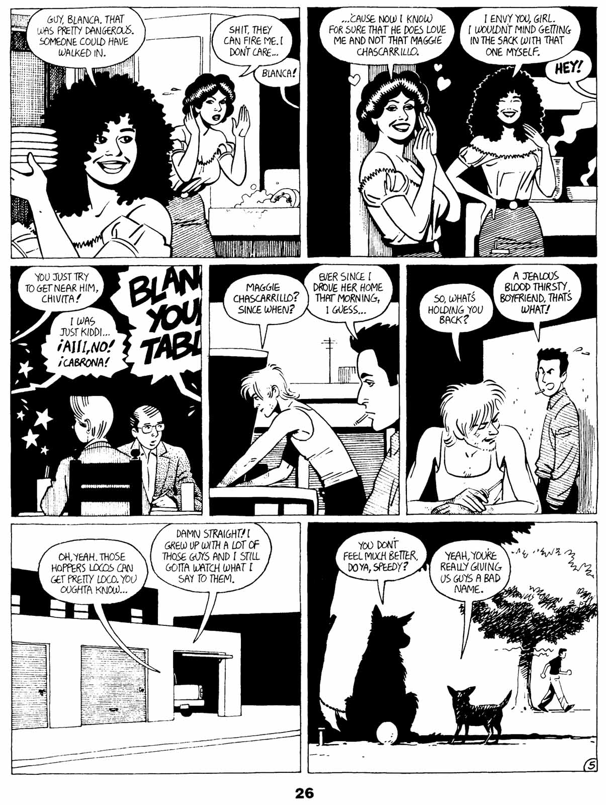 Read online Love and Rockets (1982) comic -  Issue #21 - 28