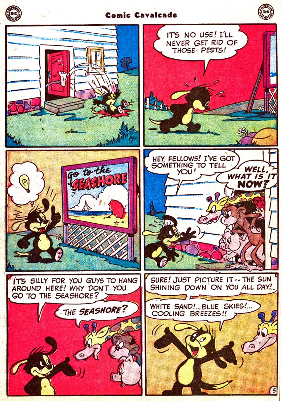 Read online Comic Cavalcade comic -  Issue #31 - 54