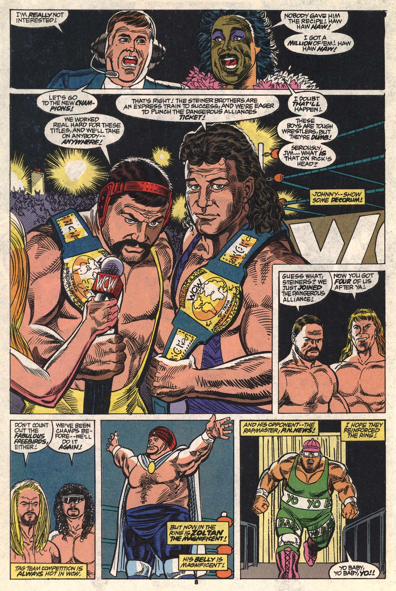 Read online WCW World Championship Wrestling comic -  Issue #4 - 10