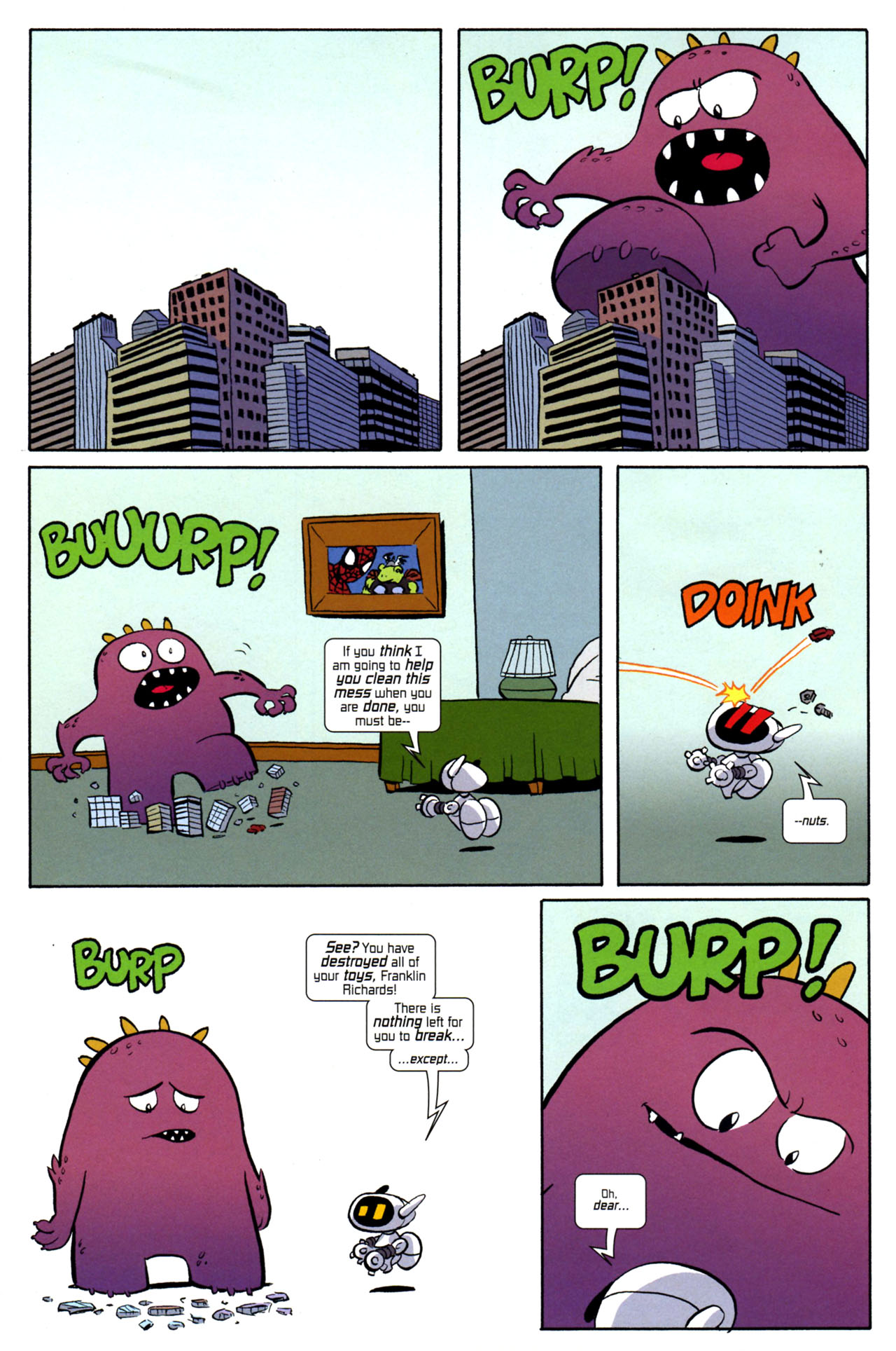 Read online Franklin Richards: Monster Mash comic -  Issue # Full - 10