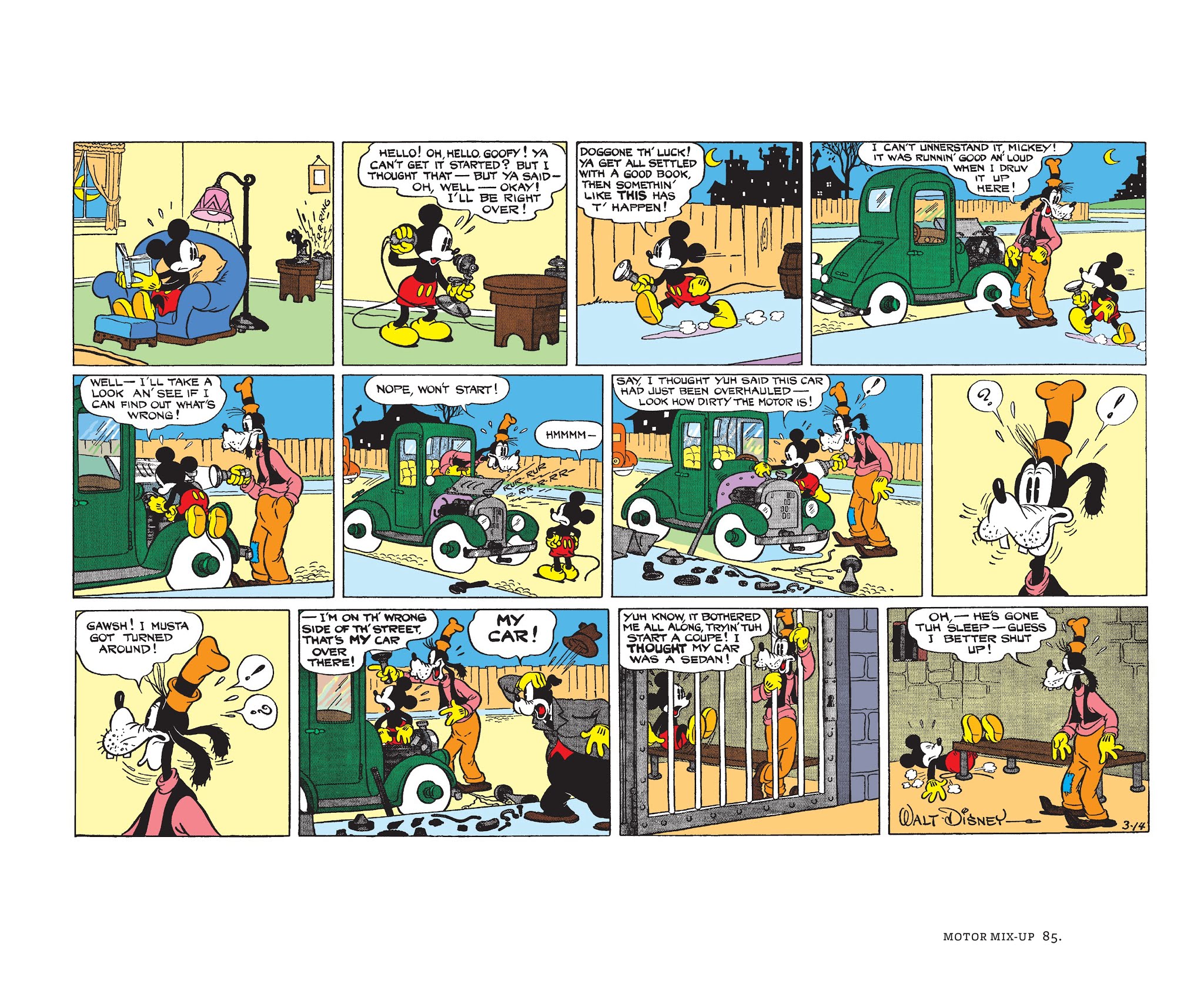 Read online Walt Disney's Mickey Mouse Color Sundays comic -  Issue # TPB 2 (Part 1) - 85