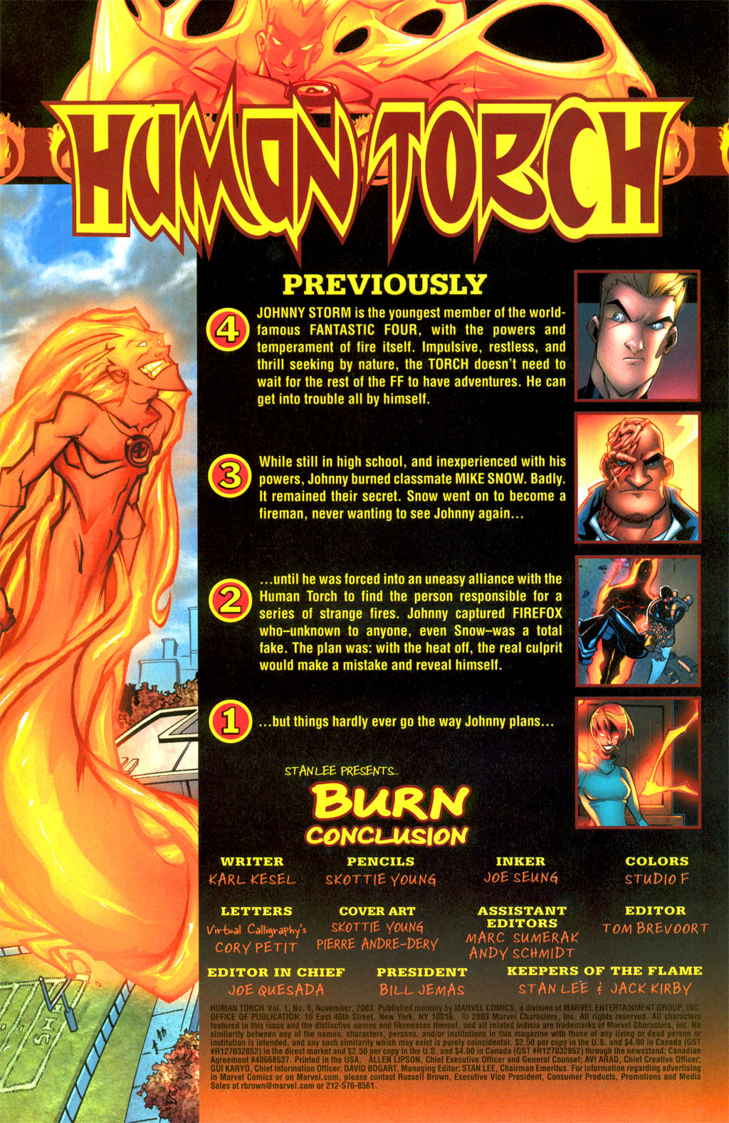 Read online Human Torch comic -  Issue #6 - 2