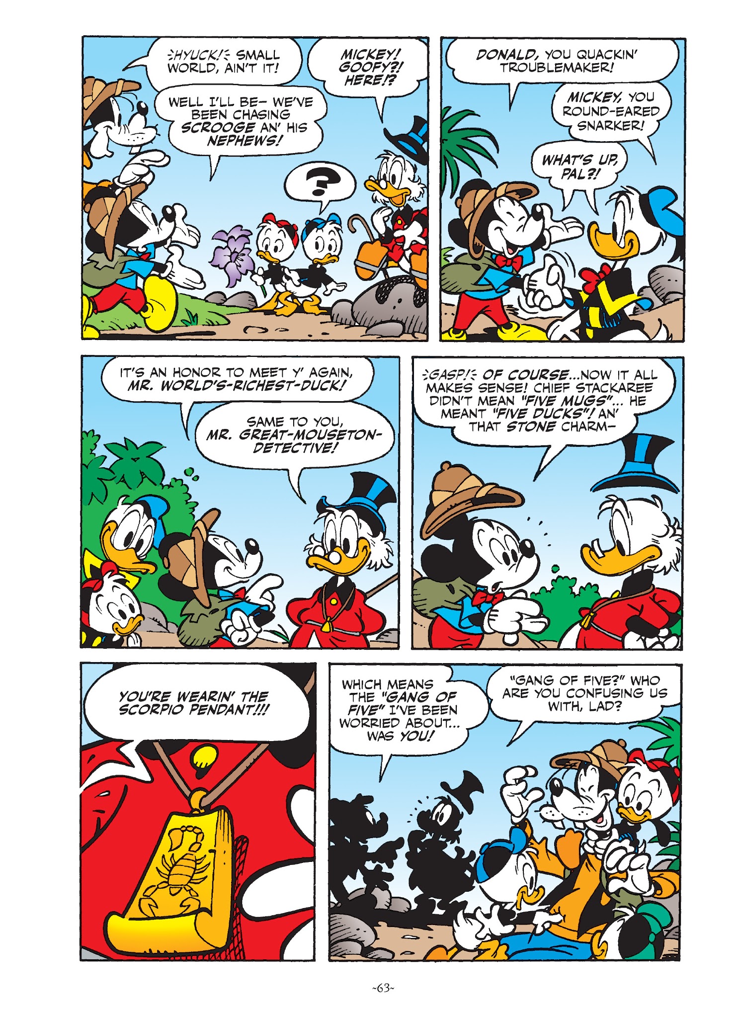 Read online Mickey and Donald: The Search For the Zodiac Stone comic -  Issue # TPB - 62