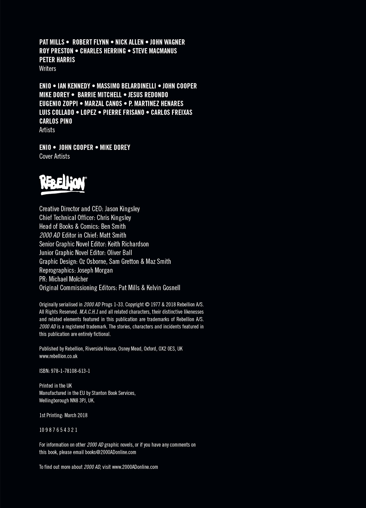 Read online M.A.C.H. 1 comic -  Issue # TPB (Part 1) - 2