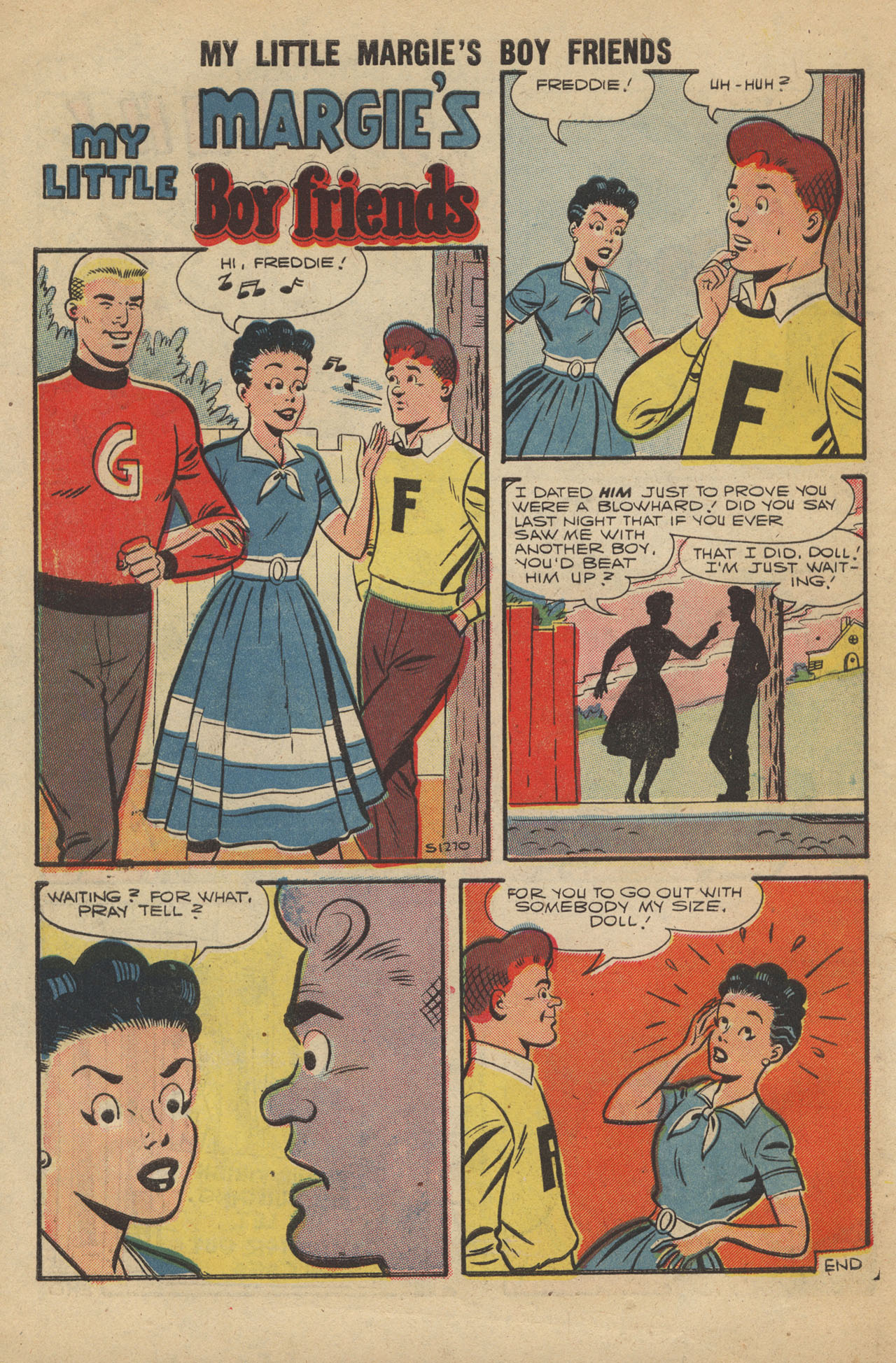 Read online My Little Margie's Boy Friends comic -  Issue #7 - 34