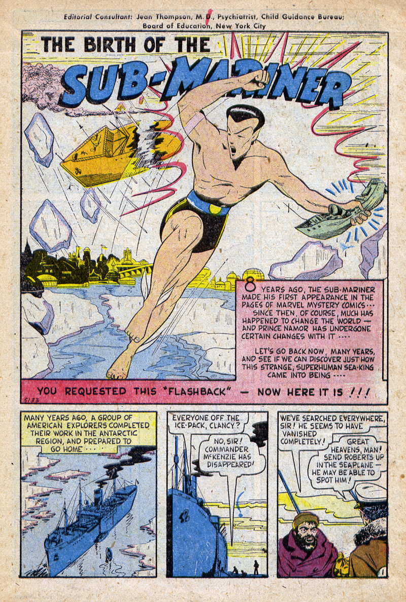 Read online Sub-Mariner Comics comic -  Issue #32 - 3