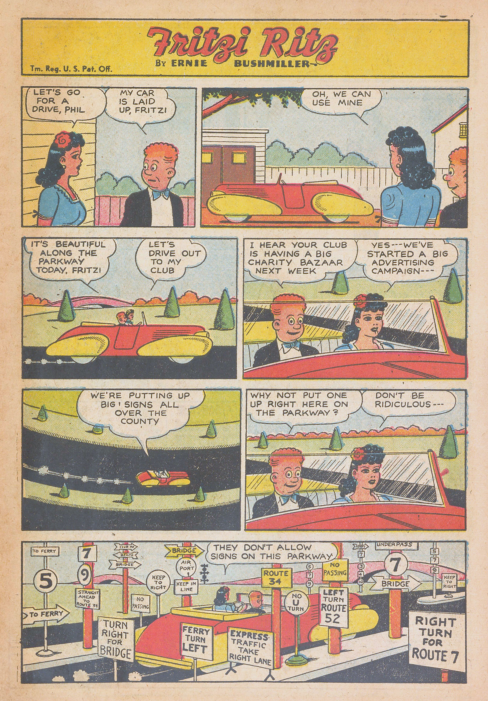 Read online Fritzi Ritz (1953) comic -  Issue #38 - 7