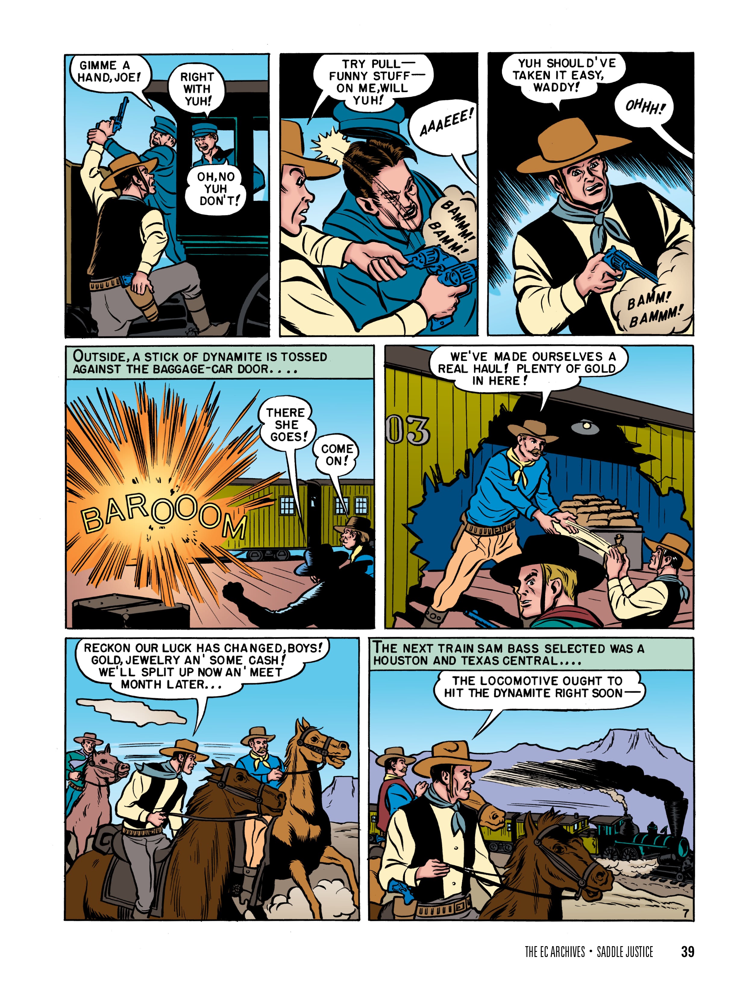Read online The EC Archives: Saddle Justice comic -  Issue # TPB (Part 1) - 41