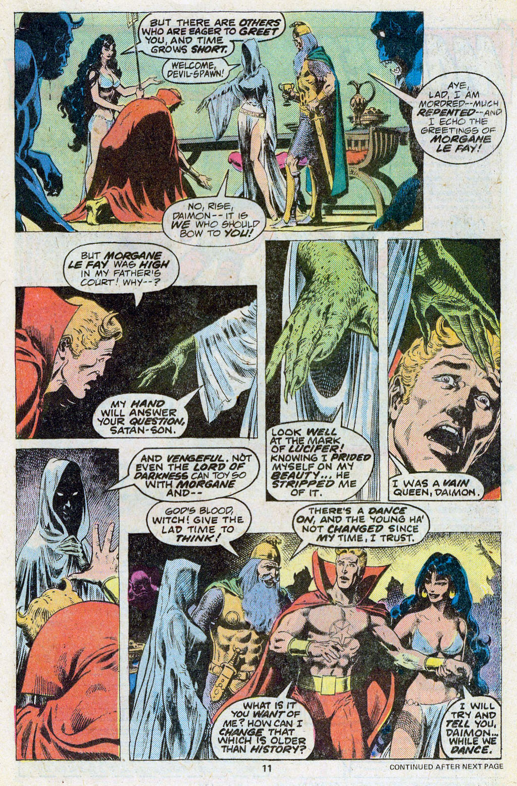 Read online Son of Satan comic -  Issue #8 - 9