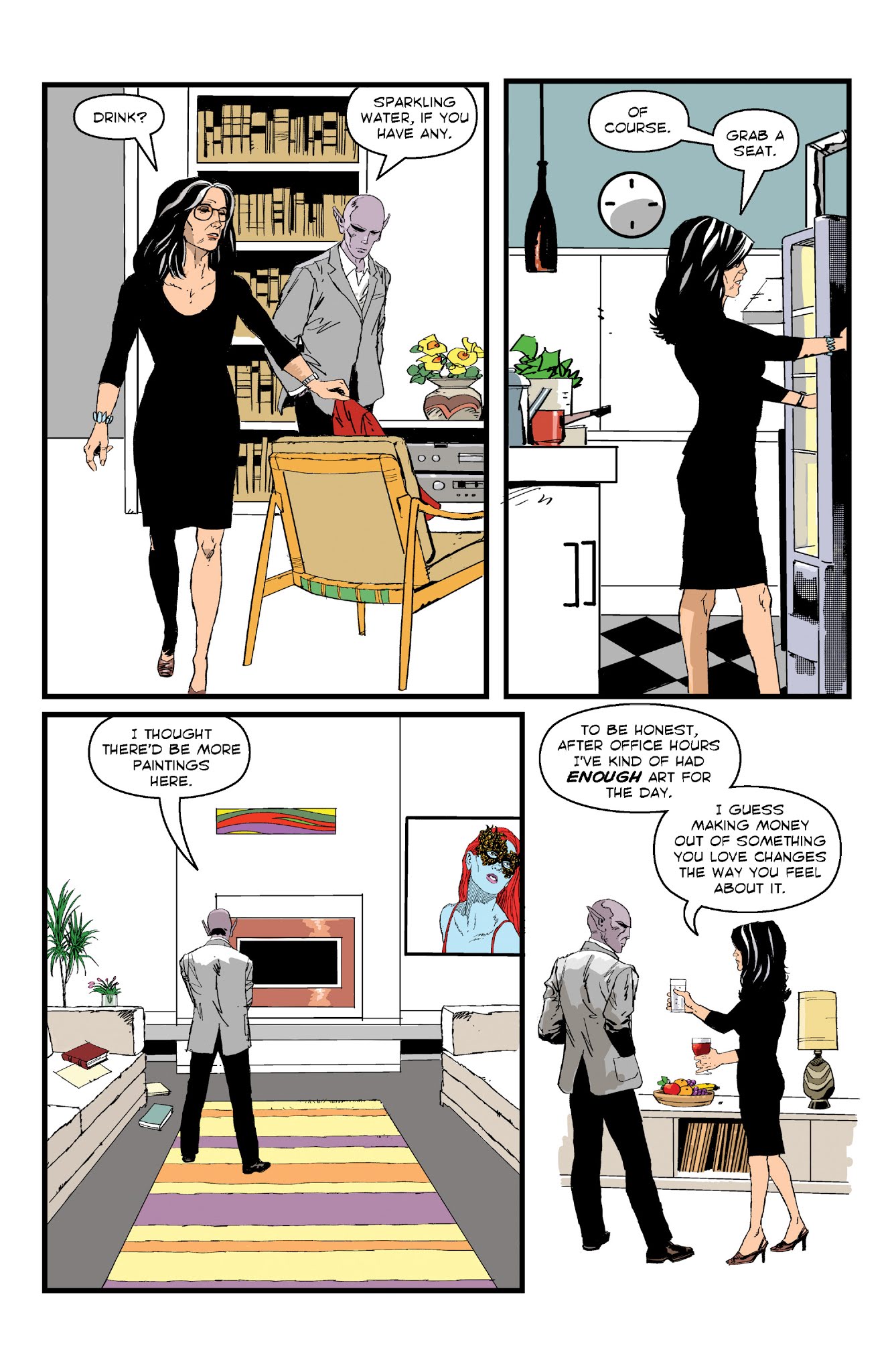 Read online Resident Alien: An Alien in New York comic -  Issue #3 - 4