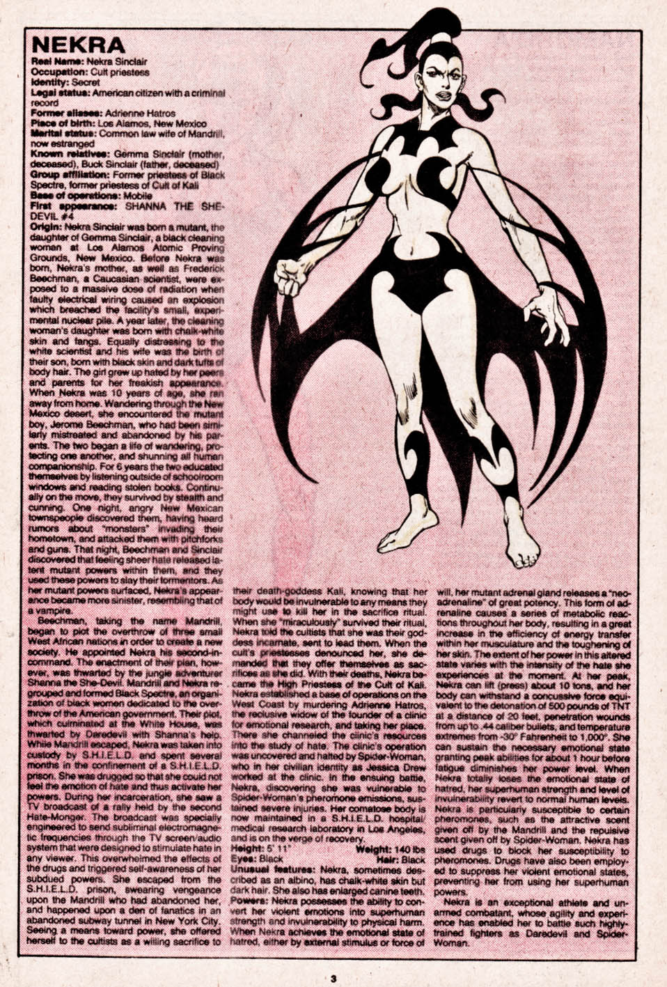 Read online The Official Handbook of the Marvel Universe comic -  Issue #8 - 4