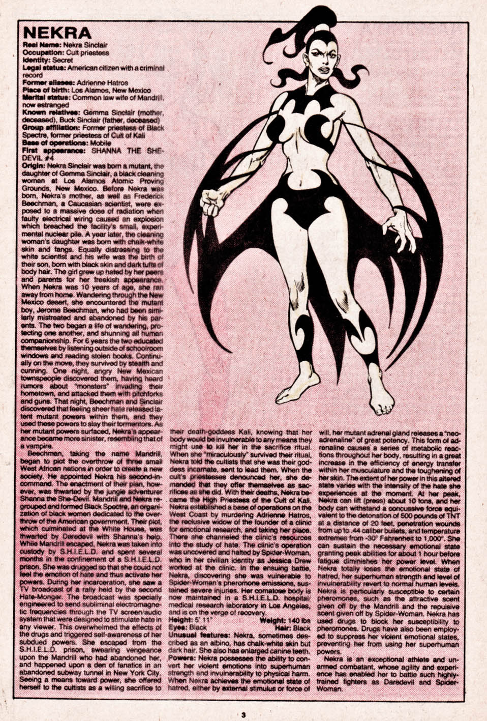 The Official Handbook of the Marvel Universe issue 8 - Page 4