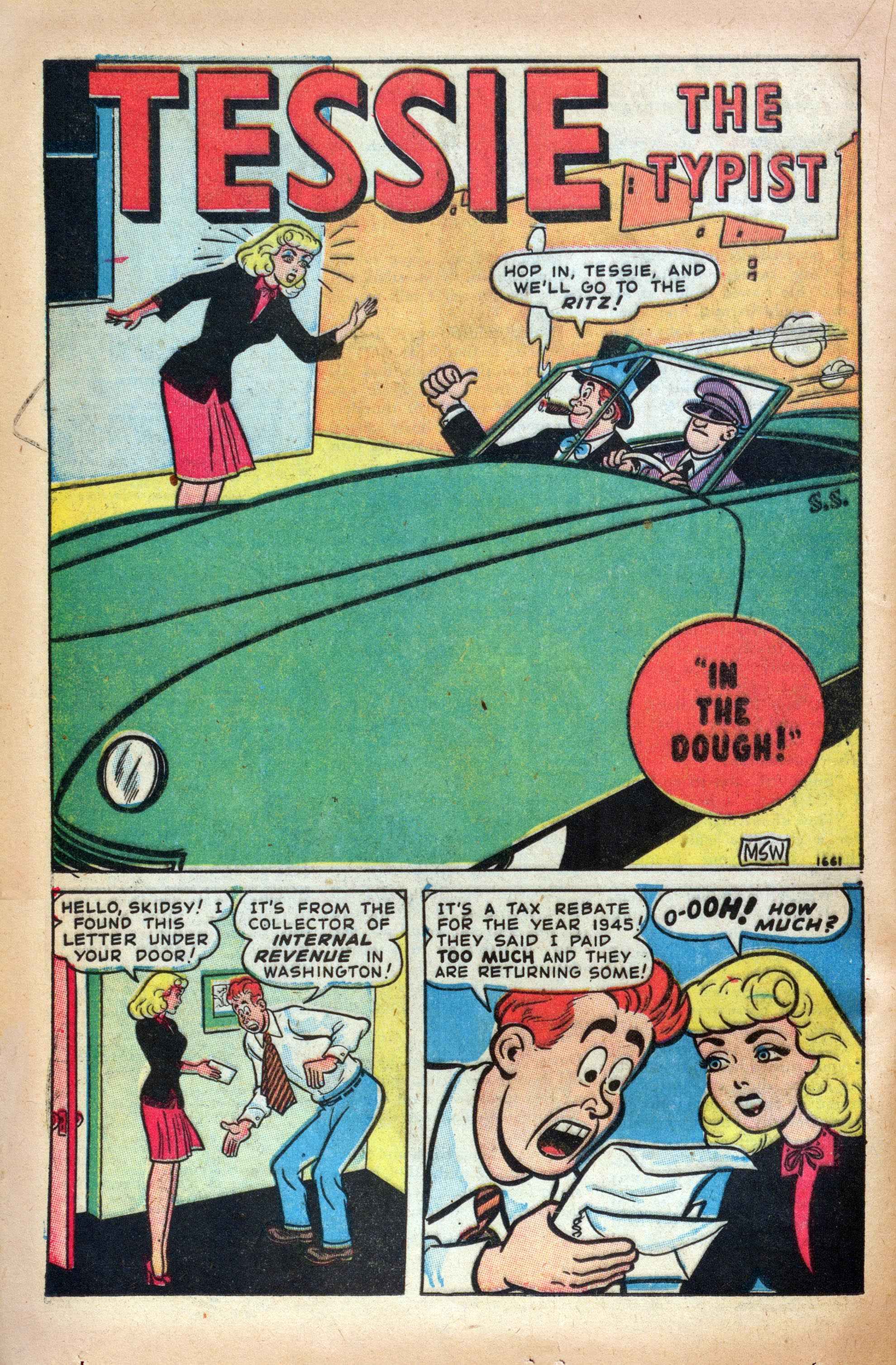Read online Tessie the Typist comic -  Issue #15 - 30