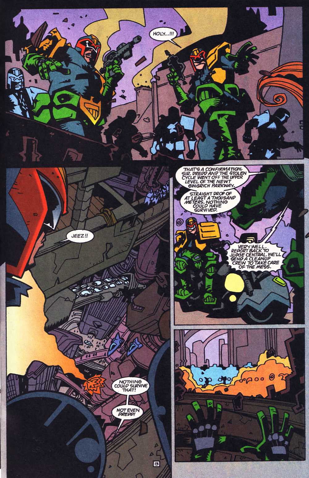 Read online Judge Dredd: Legends of the Law comic -  Issue #9 - 13