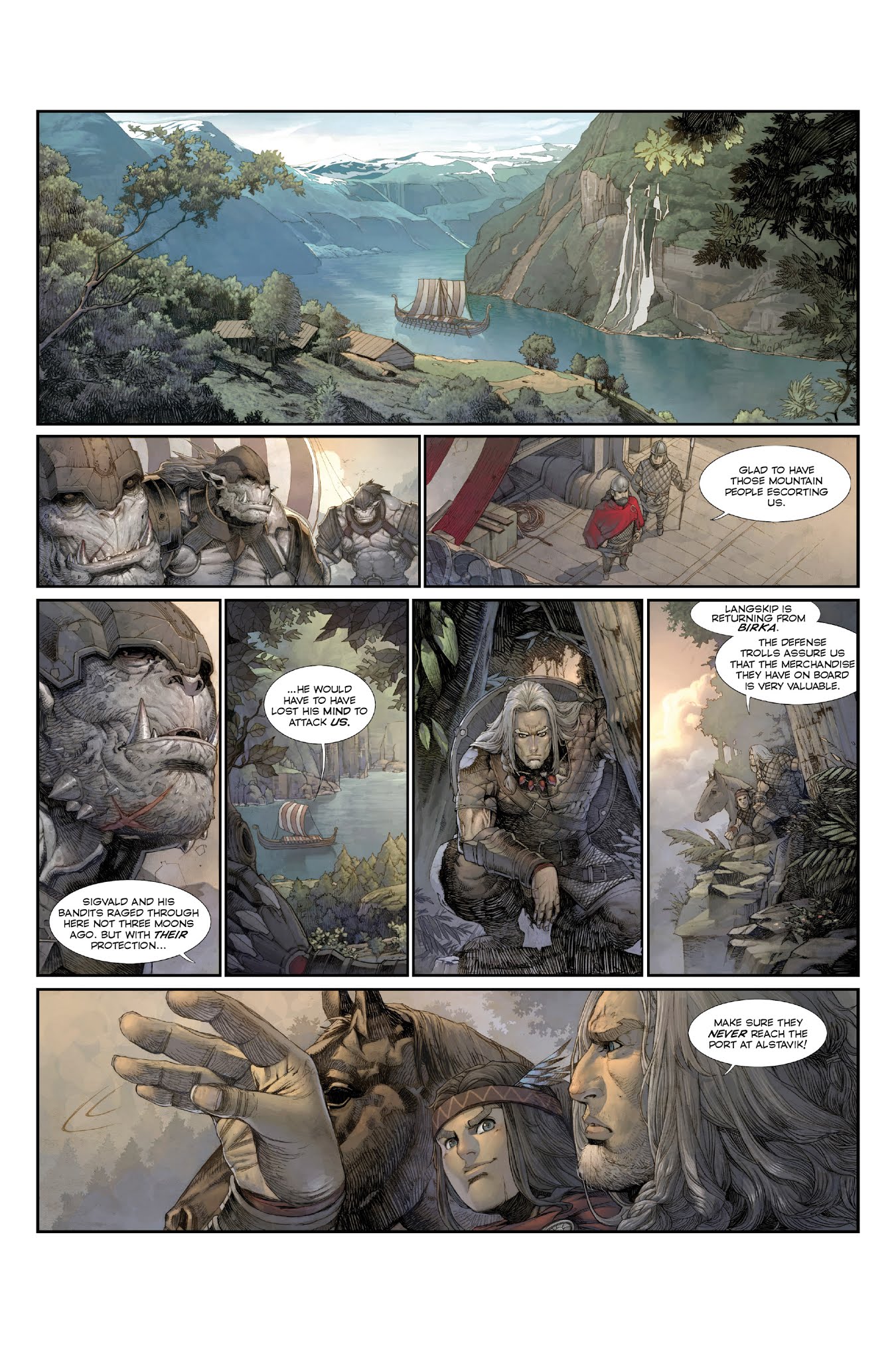 Read online Konungar: War of Crowns comic -  Issue #1 - 8