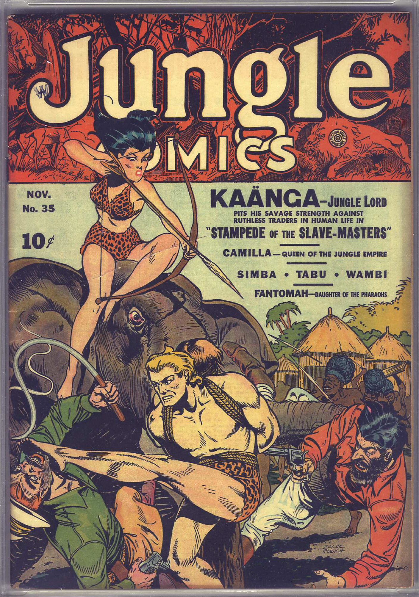 Read online Jungle Comics comic -  Issue #35 - 1