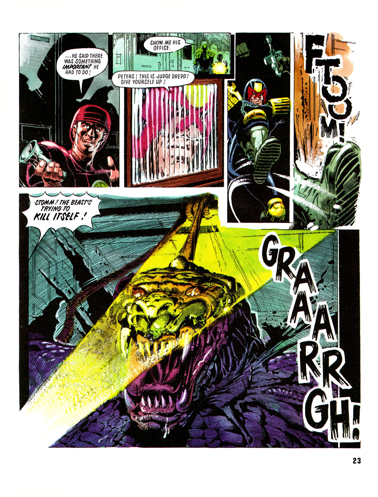 Read online Judge Dredd Definitive Editions comic -  Issue # TPB Bad Science - 23