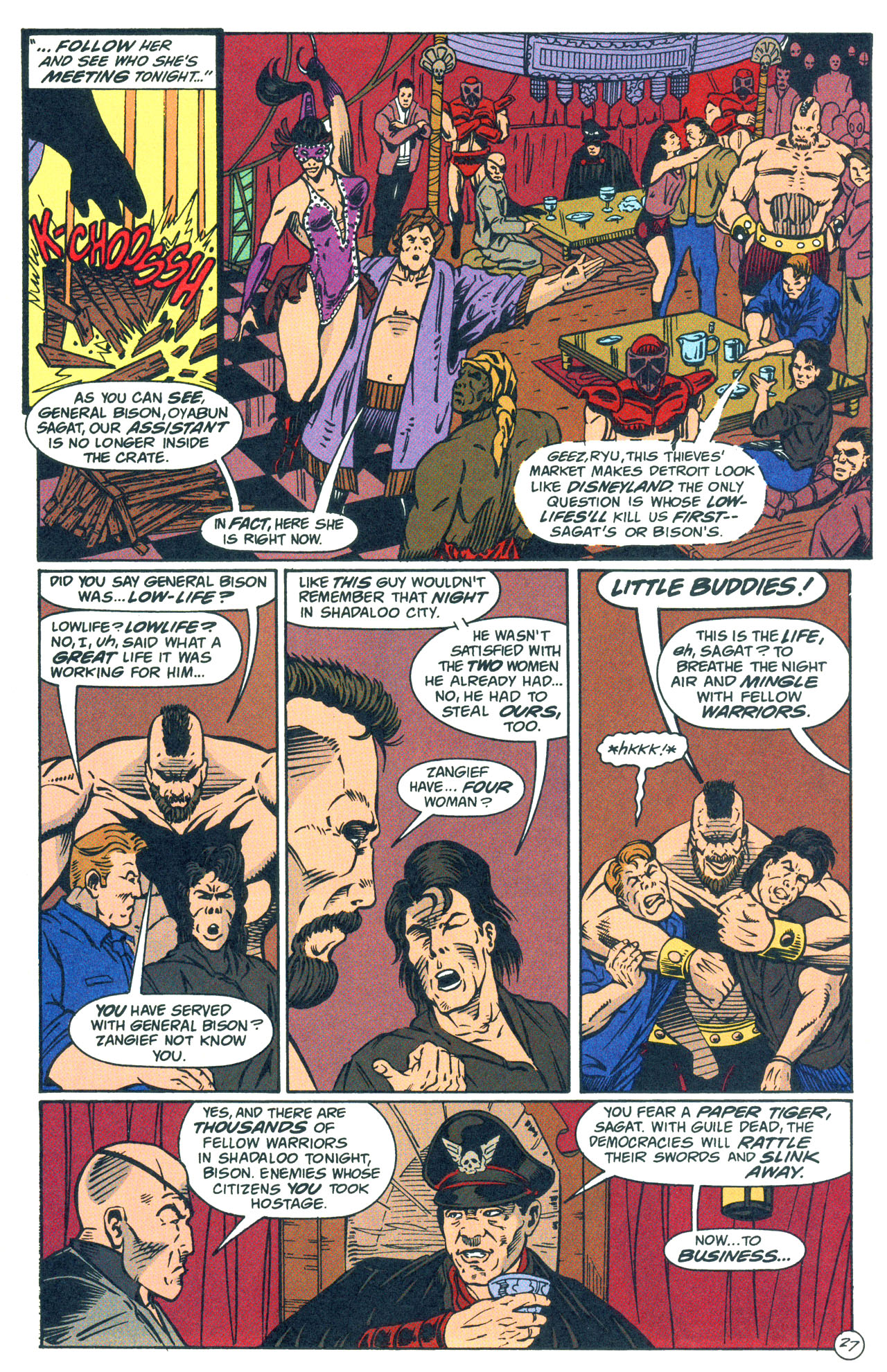 Read online Street Fighter: The Battle For Shadaloo comic -  Issue # Full - 28