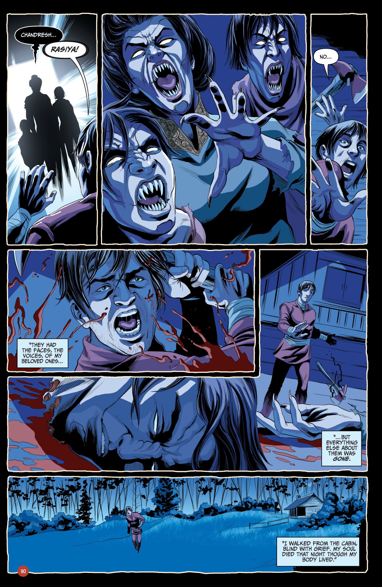 Read online Van Helsing vs. Werewolf comic -  Issue # _TPB 1 - 91