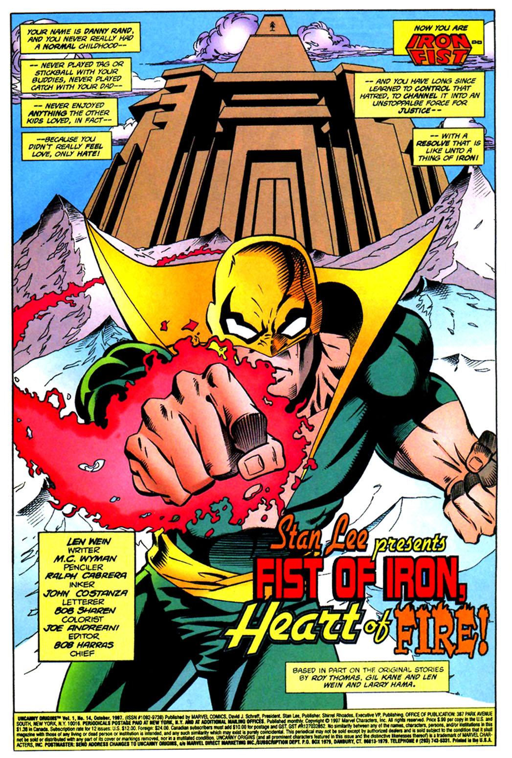 Read online Uncanny Origins comic -  Issue #14 - 2