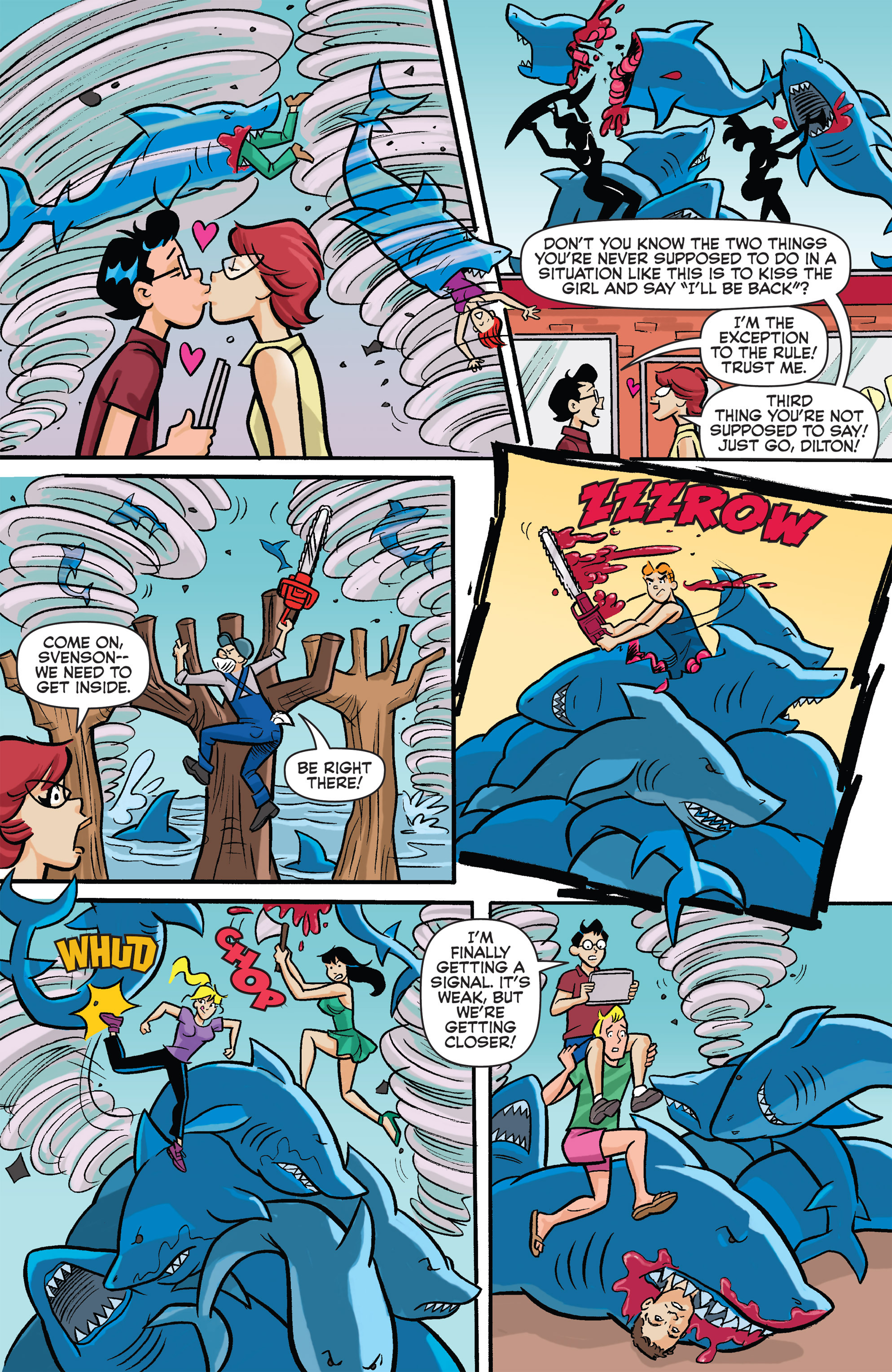 Read online Archie vs. Sharknado comic -  Issue #Archie vs. Sharknado Full - 36