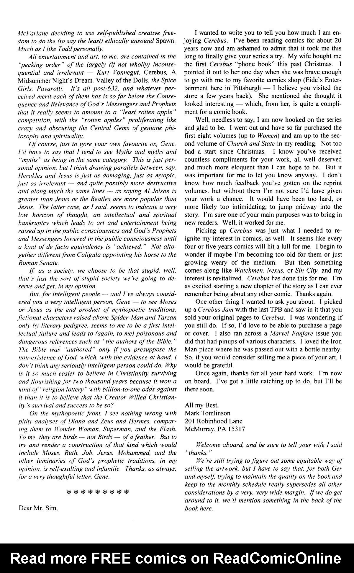 Read online Cerebus comic -  Issue #236 - 27