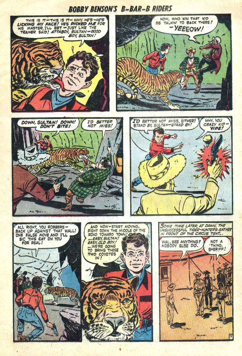 Read online Bobby Benson's B-Bar-B Riders comic -  Issue #3 - 9