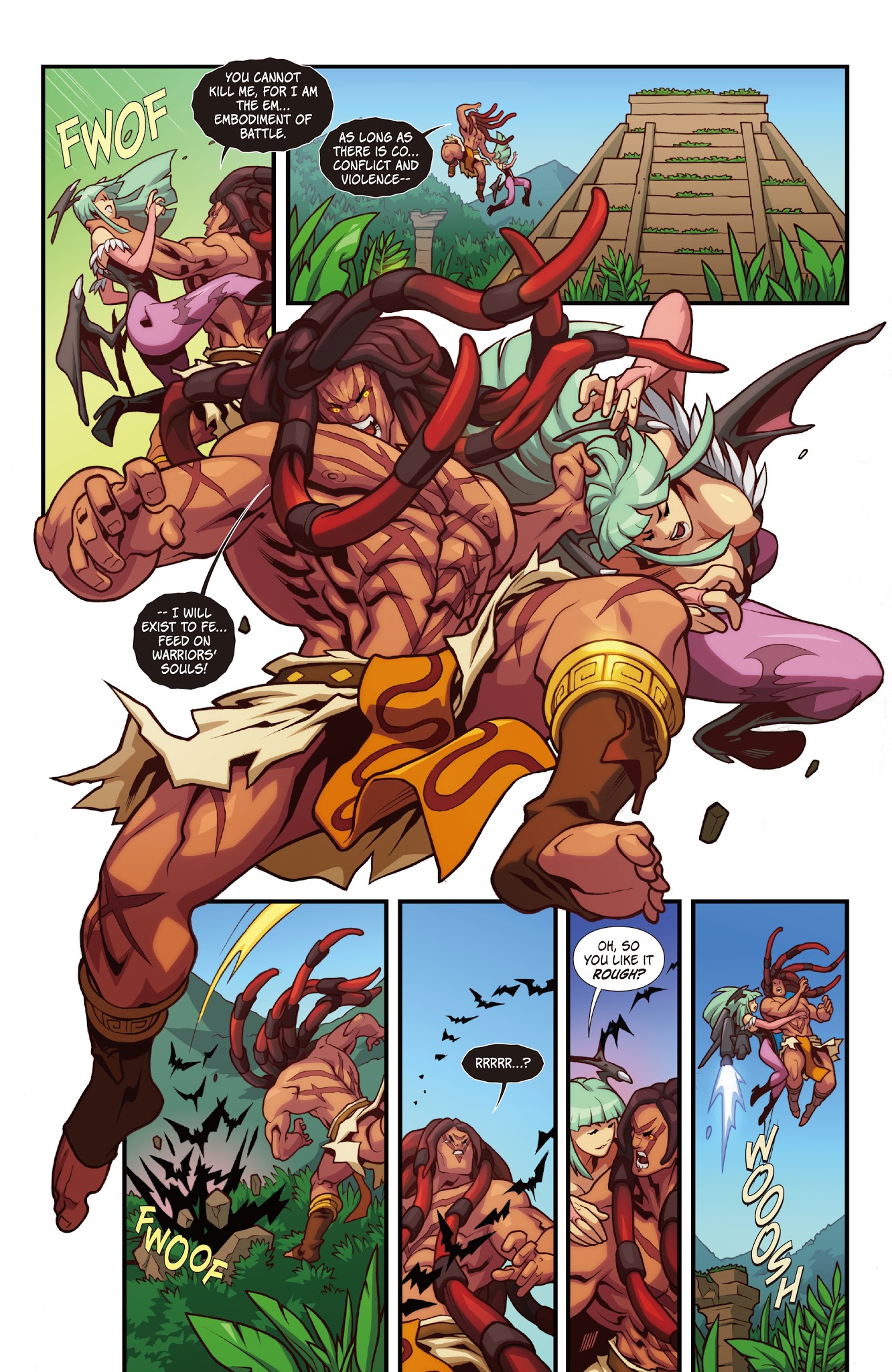 Read online Street Fighter VS Darkstalkers comic -  Issue #3 - 10