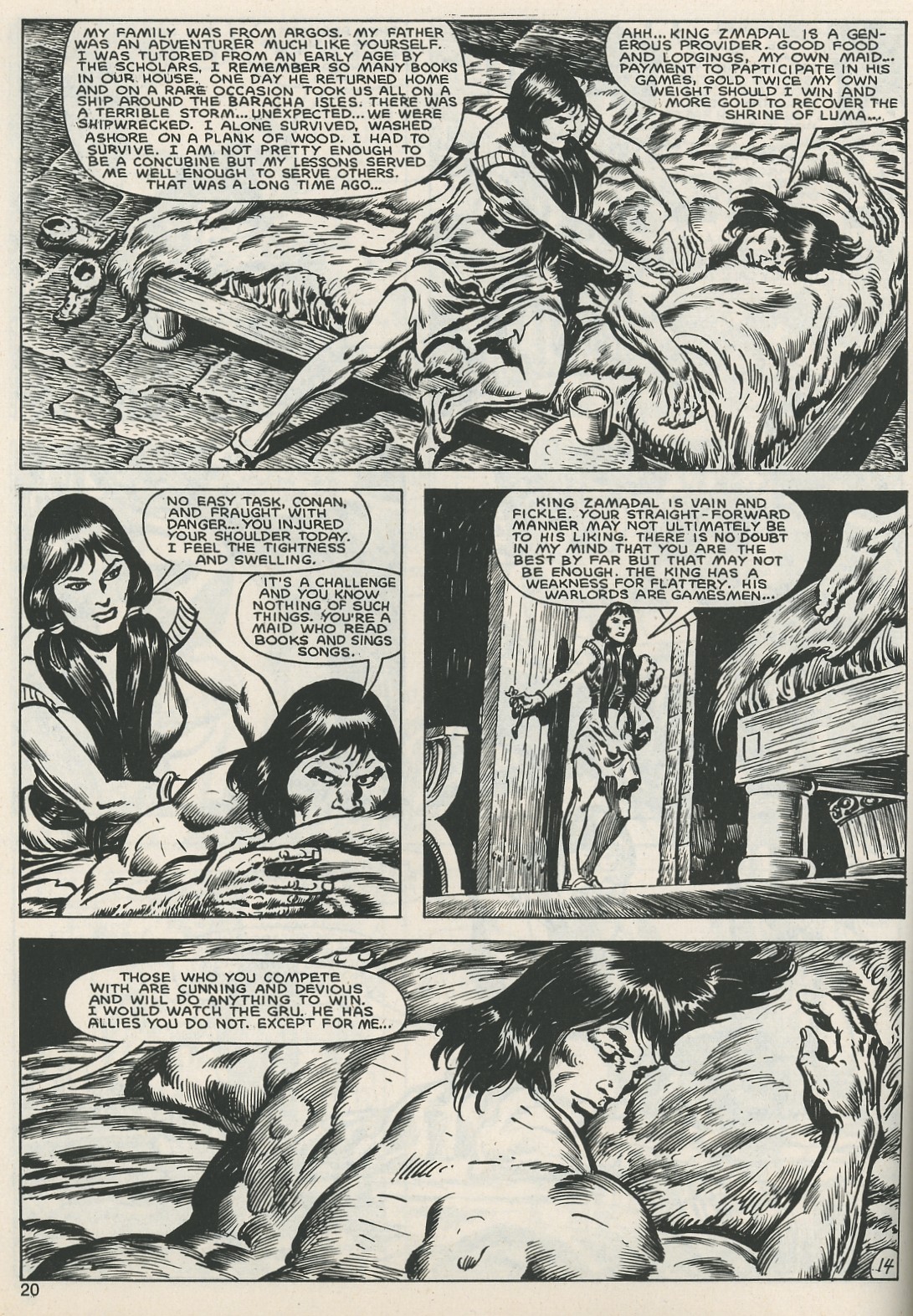 Read online The Savage Sword Of Conan comic -  Issue #113 - 20