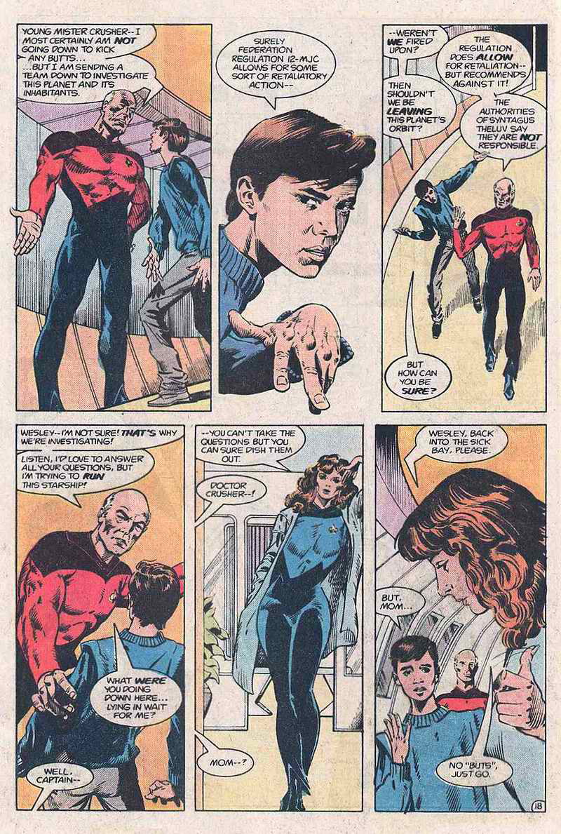 Read online Star Trek: The Next Generation (1988) comic -  Issue #1 - 17