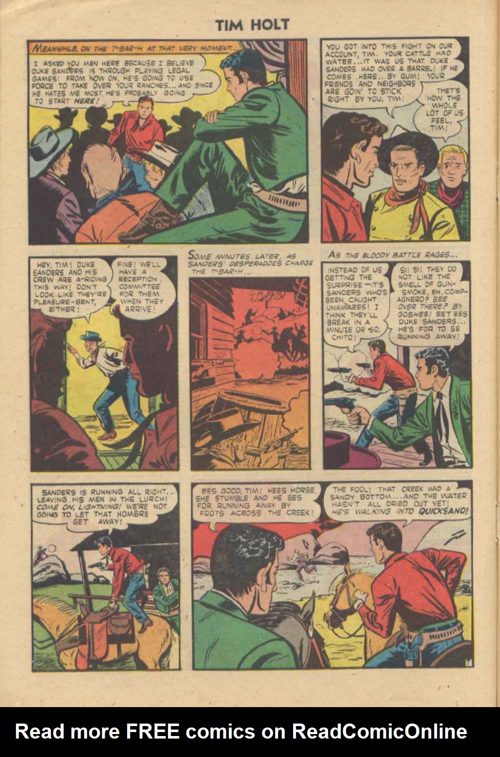 Read online Tim Holt comic -  Issue #19 - 16
