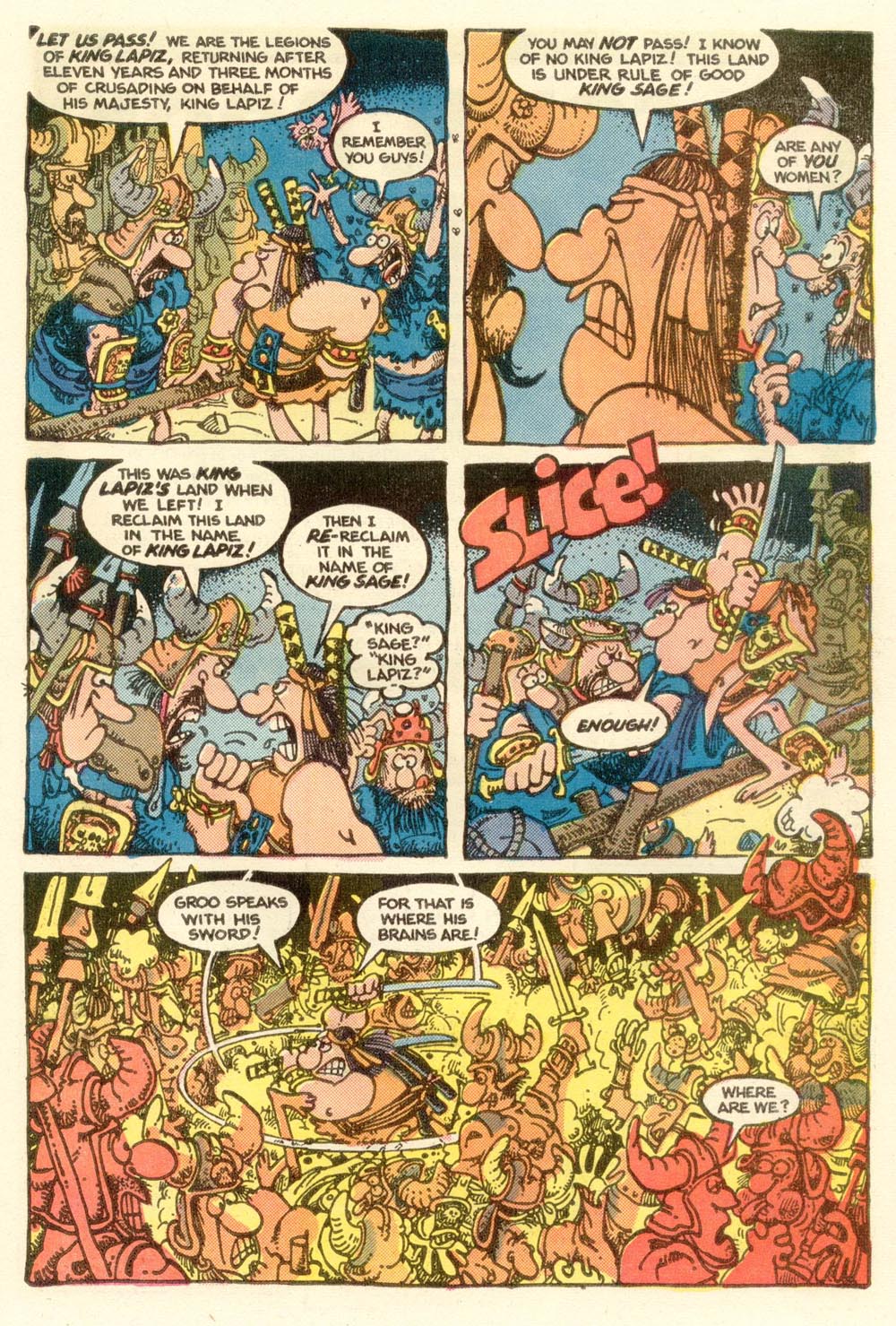 Read online Sergio Aragonés Groo the Wanderer comic -  Issue #13 - 20
